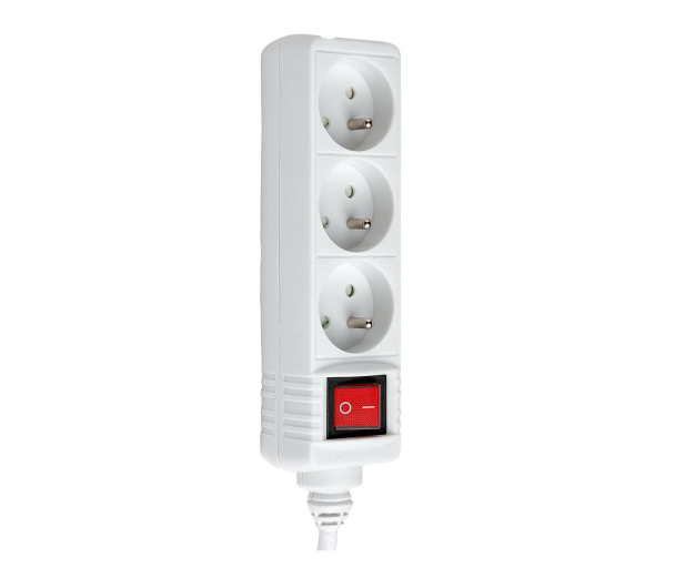 HAMA Listwa zasilająca Standard 3gn, 3m, biała - 1416389 - zdjęcie 3